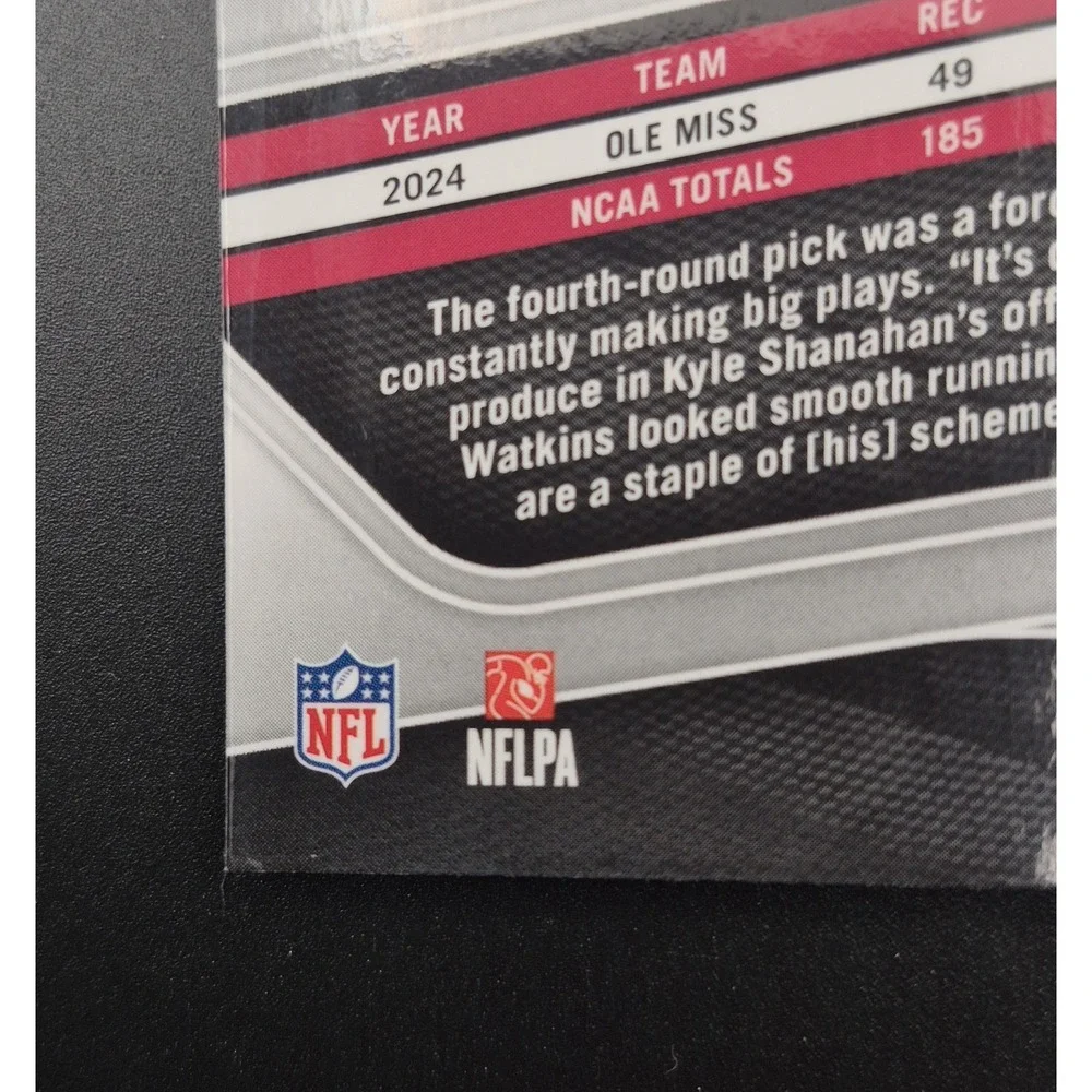 Jordan Watkins 2025 Panini Prizm‎ #389 Orange Ice Prizm (RC) 49ers
